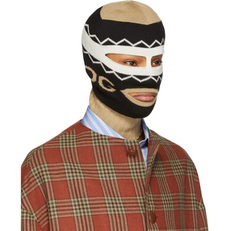 gucci mirrored gg balaclava|Gucci Black, Beige, & White Mirrored Balaclava .